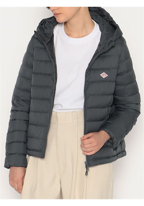 giacca middle down hooded grigia DANTON | DT-A0563M. GREY